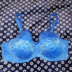 Cacique royal blue Balconette 44DD